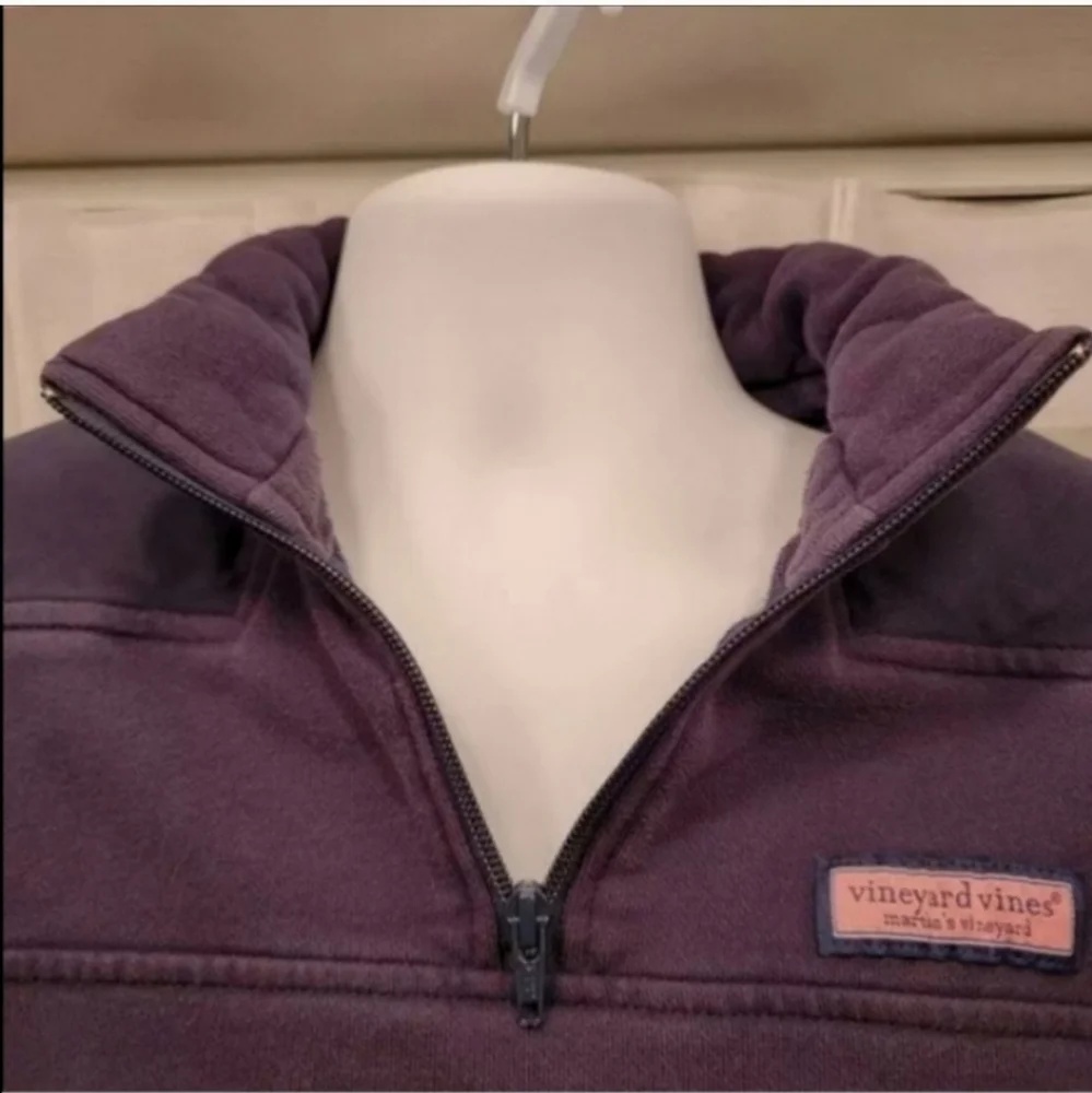 Vineyard Vines Custom 1/4 Zip Shep Shirt Pullover Men's Navy Blue Size Medium